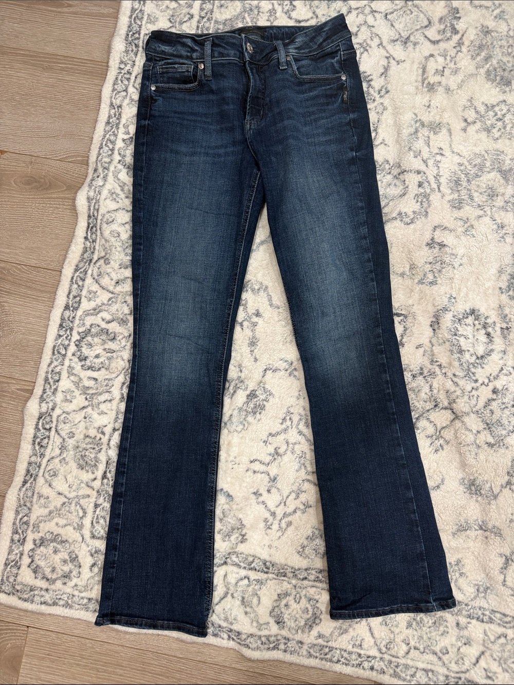 Silver Jeans Indigo Bootcut Stretch Jeans